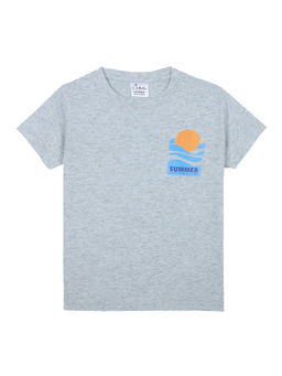 ANTHRILO - Cotton Rich Summer Sun Melange Short Sleeve Boys T-Shirt