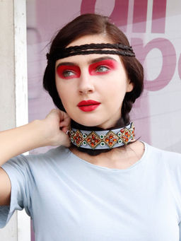 Odette - Red Stone Art Decor Headband