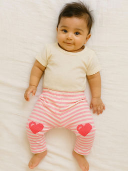 Somersault - Infant Digi Hearts Cotton Leggings