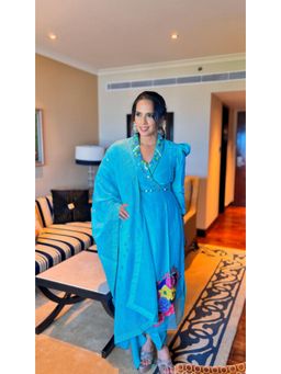 Arpita Sulakshana - Saina Hand Painted Kurta and Pant with Dupatta Set