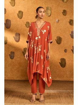 Masaba - Rust Moon Garden Kurta with Pant
