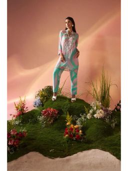 Rukinder Kumar - Dye Print Kurta with Pant