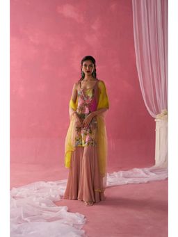 Rukinder Kumar - Sunshine Dream Kurta with Sharara and Dupatta