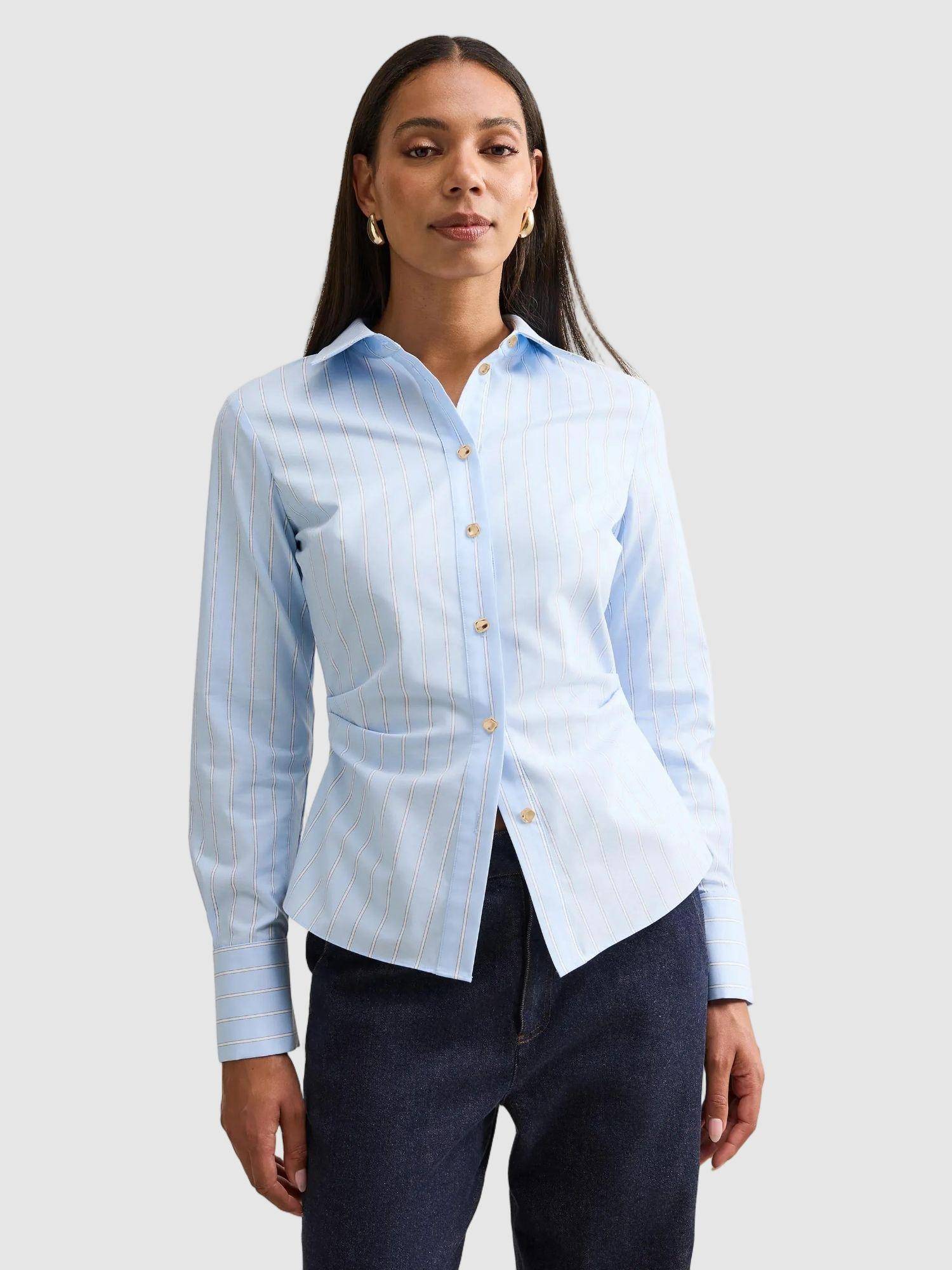 Blue Stripes Regular Shirt