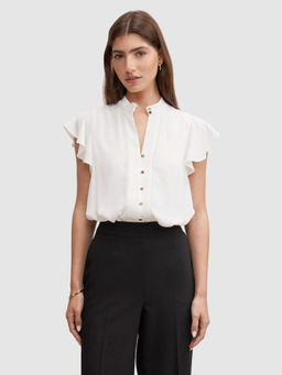 Forever New - Jennie Flutter Sleeve Top