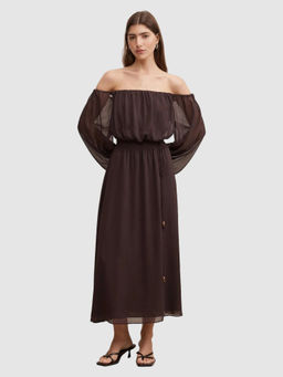 Forever New - Elodie Off Shoulder Midi Dress