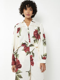 max - Women Floral Print Shirt