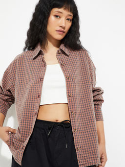 max - Women Checked Shirt