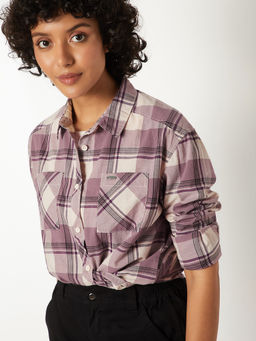 max - Women Checked Shirt