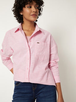 max - Women Striped Shirt
