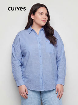 max - Women Striped Shirt