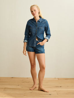 American Eagle - Denim Button-Up Shirt