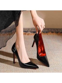 OZZARO - Women Dominion Heel Black Pumps