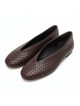 OZZARO - Women Warp and Walk Brown Ballerina