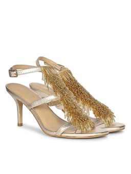 Saint G - Saintg Womens Platin Leather Stilettos Heels