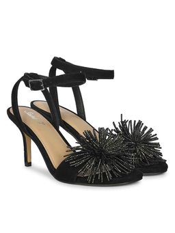 Saint G - Saintg Womens Black Leather Stilettos Heels