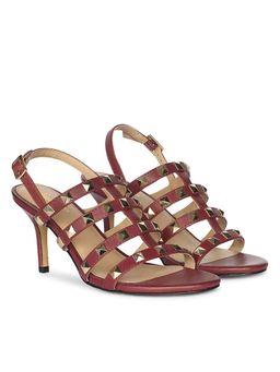 Saint G - Saintg Womens Bordo Leather Stilettos Heels