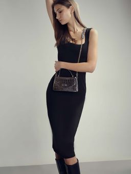 VERO MODA - Grey Textured Sling Bag