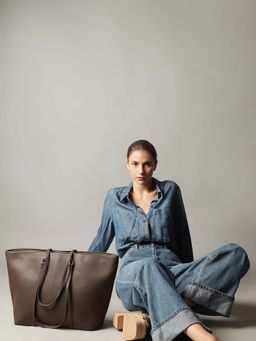 VERO MODA - Women Solid Brown Tote Bag