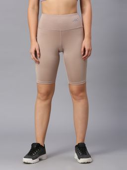 AESTHETIC NATION - Beige Elevate Cycling Shorts