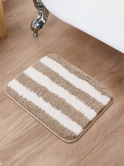 Haus & Kinder - Plush Microfiber Solid Bathmat Brown