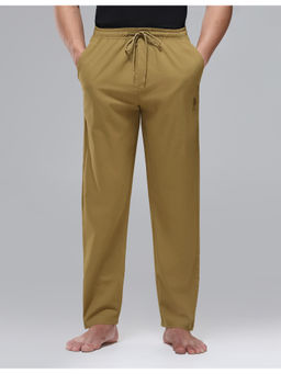 U.S. POLO ASSN. - Mustard Men Midrise Pure Cotton Oelp1 Lounge Pants