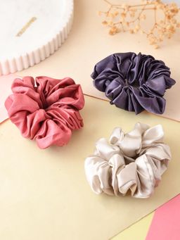 Silvermerc Designs - Satin Scruchies (Set Of 3)