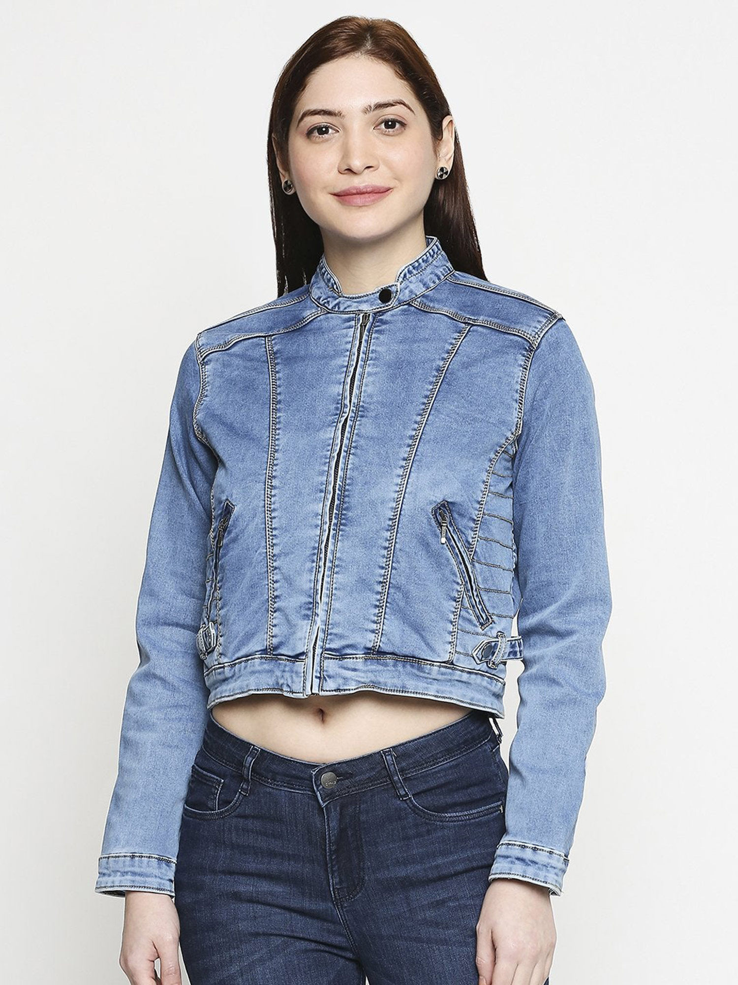 Buy Kraus Jeans Women Blue Solid Denim 