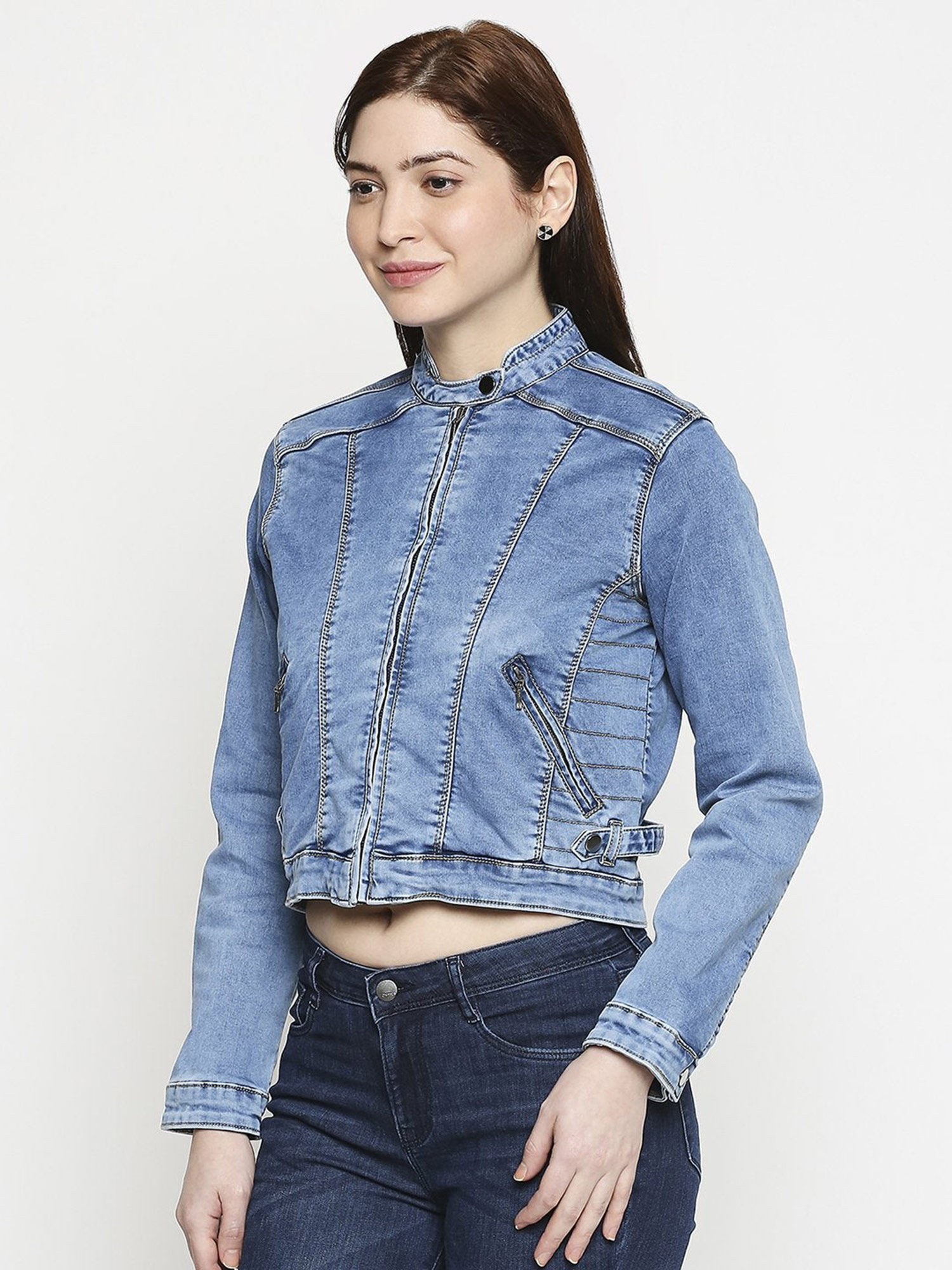 Buy Kraus Jeans Women Blue Solid Denim 