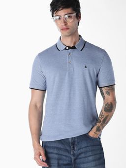 Jack & Jones - Embroidery Bright Cobalt Mens T-shirt - Blue