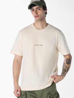 Jack & Jones - Solid Antique Mens T-shirt - Beige