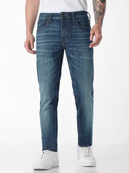 Jack & Jones - Denim Medium Blue Denim Mens Jeans