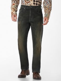 Jack & Jones - Dark Blue Washed Straight Jeans