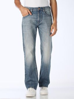 Jack & Jones - Men Vintage Light Wash Straight Jeans - Blue