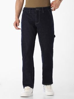 Jack & Jones - Men Dark Blue Clark Regular Fit Jeans