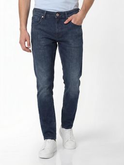 Jack & Jones - Men Dark Blue Glenn Slim Fit Jeans