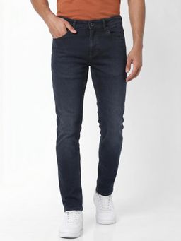 Jack & Jones - Men Dark Blue Glenn Slim Fit Jeans