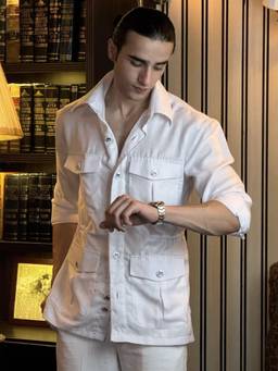 Dressjet - Men Comfort Casual Shirt - White