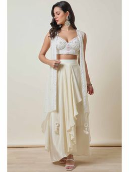 Soch - Cream Embellished Co-Ords (Set of 3)