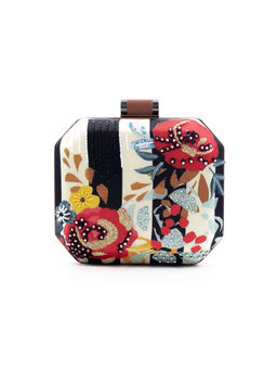 sugarcrush - Embroidered Multi-Color Clutch