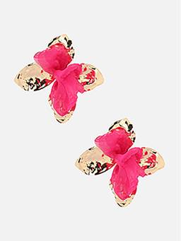 Beatnik - Pink Gold Plated Stud Earrings