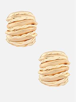 Beatnik - Gold Plated Hoop Earrings