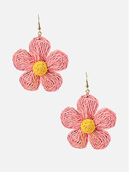 Beatnik - Pink Gold Plated Stylish Drop Earrings