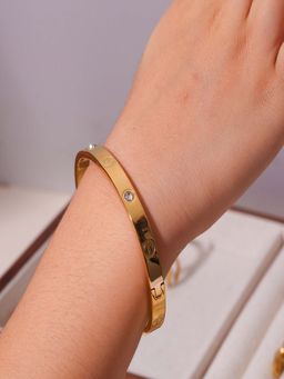 AQUASTREET - 18K Gold Plated Waterproof Anti-Tarnish Bangle