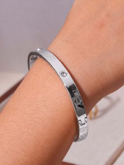 AQUASTREET - Silver Plated Waterproof Anti-Tarnish Bangle