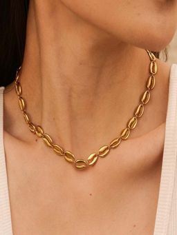AQUASTREET - 18K Gold Plated Waterproof Anti-Tarnish Cowrie Shell Necklace
