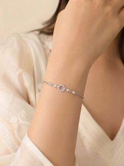 RUHA JEWELS - White Chic Silver Bracelet