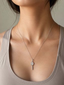 RUHA JEWELS - White Matchpoint Pendant Necklace