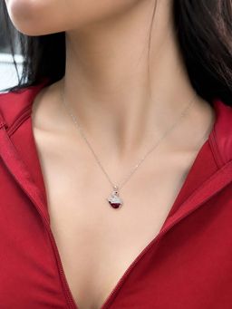 RUHA JEWELS - Multi-Color Ruby Swan Necklace