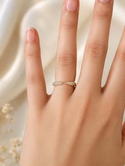 RUHA JEWELS - White Luna Open Ring
